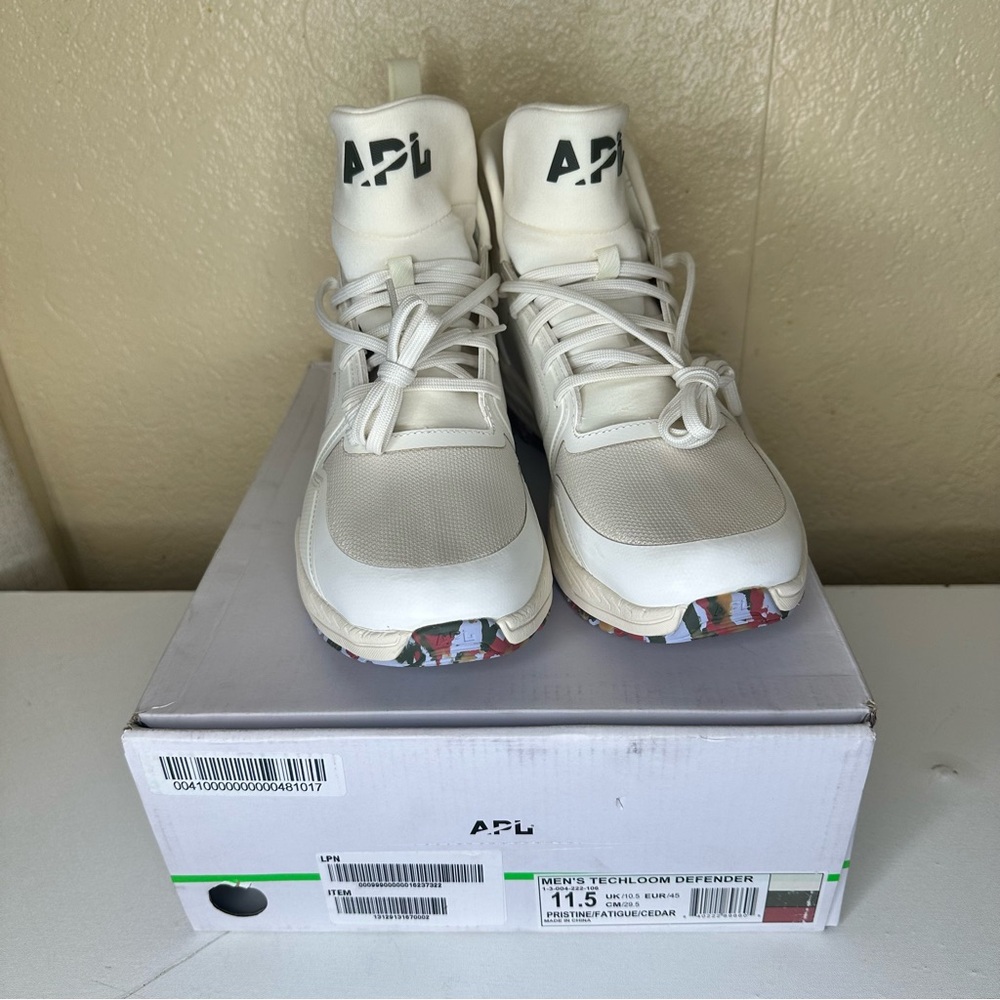 APL Cream High-Top Sneakers